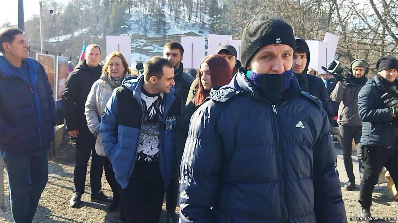 Azərbaycanın Rus İcmasının və Rus Gəncləri Assosiasiyasının üzvləri Laçın yolunda ekofəallara qoşulublar (FOTO)