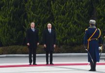 Rumıniya Prezidenti Klaus Yohannisin rəsmi qarşılanma mərasimi olub (FOTO/VİDEO)