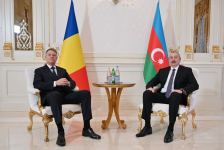 Azərbaycan və Rumıniya prezidentlərinin təkbətək görüşü olub (FOTO/VİDEO)
