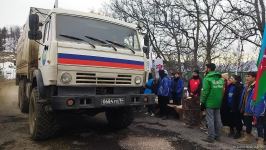 Laçın yolundan 19 avtomobil keçib (FOTO)