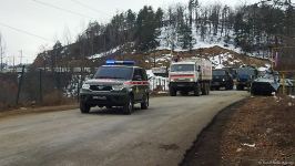 Laçın yolundan 19 avtomobil keçib (FOTO)