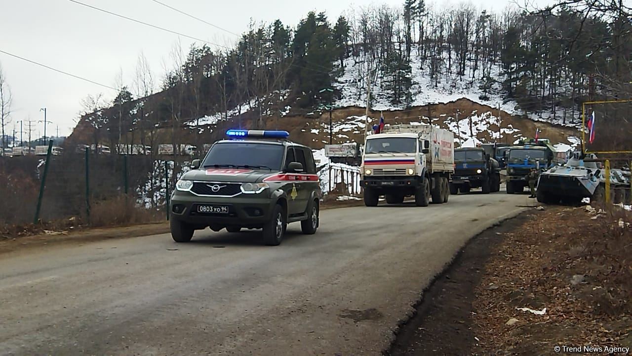 Laçın yolundan 19 avtomobil keçib (FOTO)