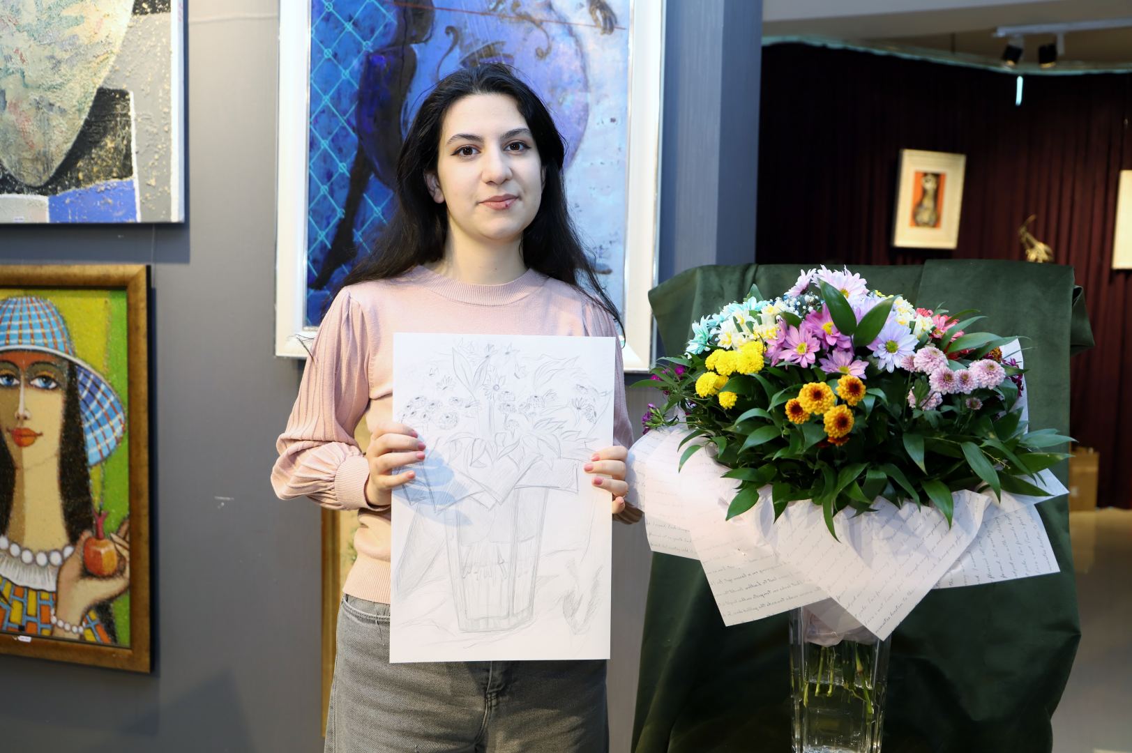 Gənclər Gününə həsr olunan “Çiçəklər” etüdü (FOTO)