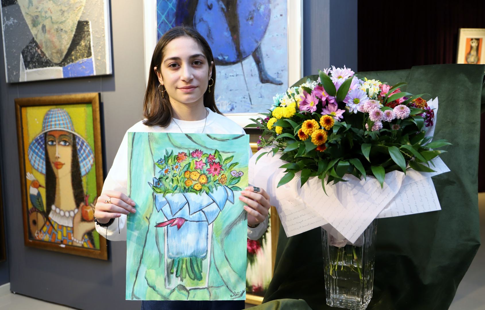 Gənclər Gününə həsr olunan “Çiçəklər” etüdü (FOTO)