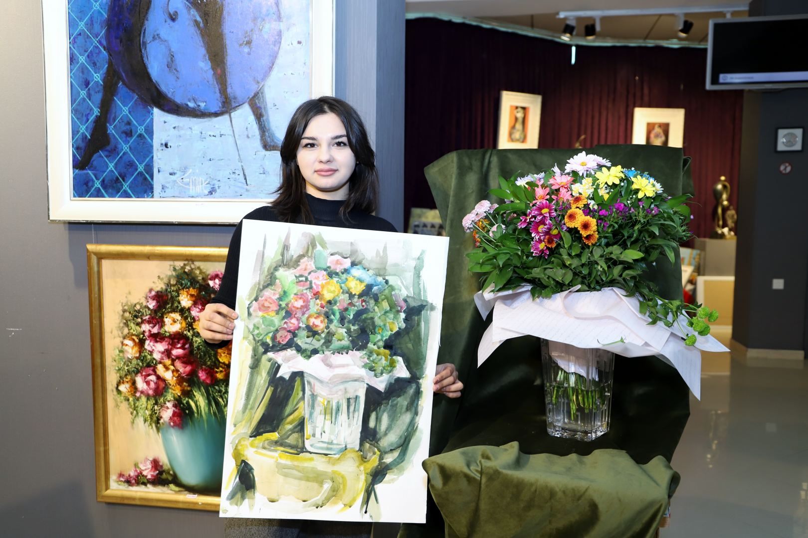 Gənclər Gününə həsr olunan “Çiçəklər” etüdü (FOTO)