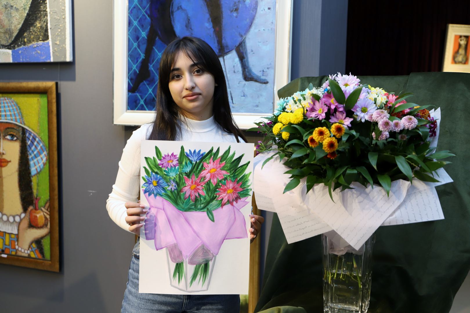 Gənclər Gününə həsr olunan “Çiçəklər” etüdü (FOTO)