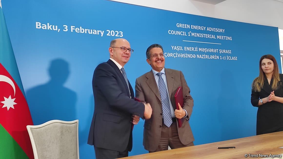 Energetika Nazirliyi və ACWA Power şirkəti arasında əməkdaşlıq sənədləri imzalanıb (FOTO)