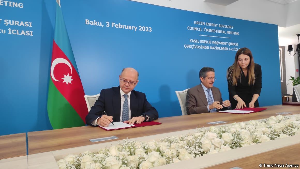 Energetika Nazirliyi və ACWA Power şirkəti arasında əməkdaşlıq sənədləri imzalanıb (FOTO)