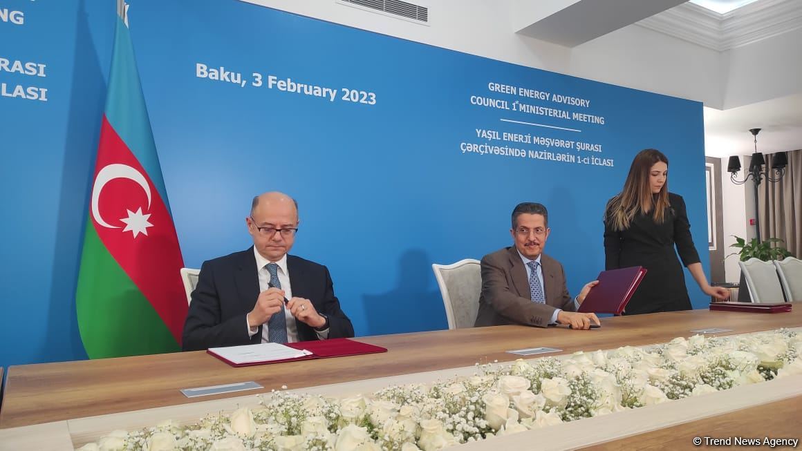 Energetika Nazirliyi və ACWA Power şirkəti arasında əməkdaşlıq sənədləri imzalanıb (FOTO)