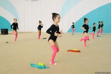 Məşhur bolqar gimnast Katrin Taseva Bakıda ustad dərsi keçir (FOTO)