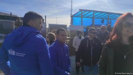 Beynəlxalq nümayəndə heyəti Laçın-Xankəndi yolundakı dinc etiraz aksiyasını müşahidə ediblər (FOTO/VİDEO)