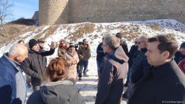 Beynəlxalq səyahətçilər Şuşa qalasında olublar (FOTO)