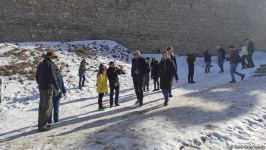 Beynəlxalq səyahətçilər Şuşa qalasında olublar (FOTO)