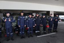 FHN xilasetmə qüvvələri Türkiyəyə yola salınır (FOTO)
