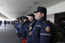 FHN xilasetmə qüvvələri Türkiyəyə yola salınır (FOTO)