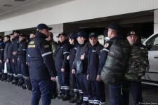 FHN xilasetmə qüvvələri Türkiyəyə yola salınır (FOTO)