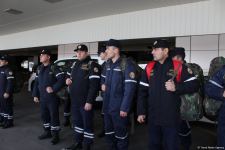 FHN xilasetmə qüvvələri Türkiyəyə yola salınır (FOTO)