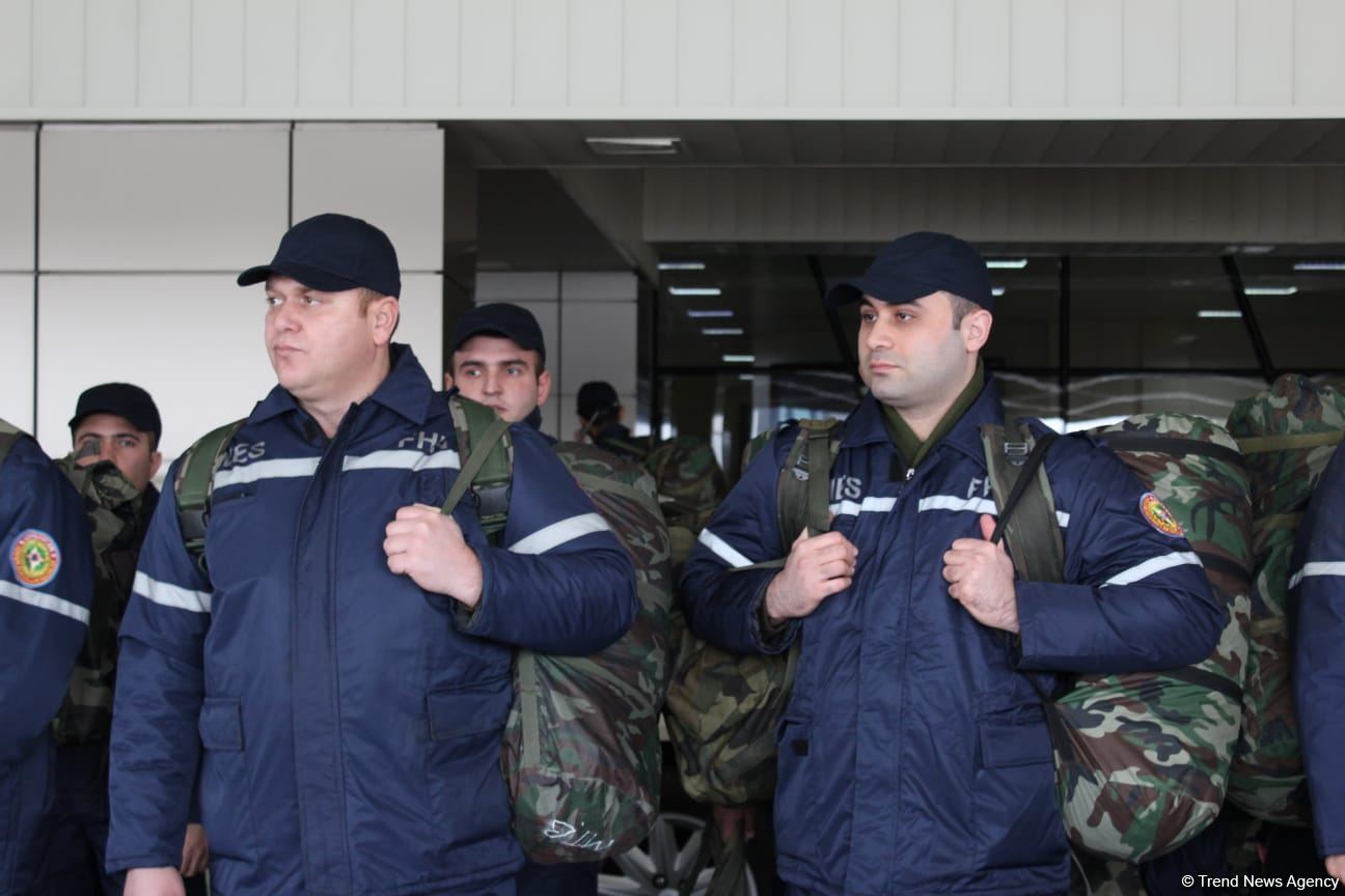 FHN xilasetmə qüvvələri Türkiyəyə yola salınır (FOTO)