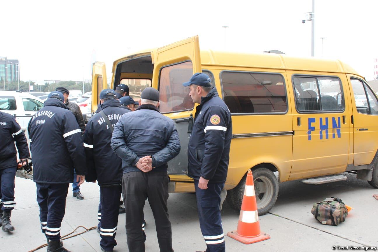 FHN xilasetmə qüvvələri Türkiyəyə yola salınır (FOTO)