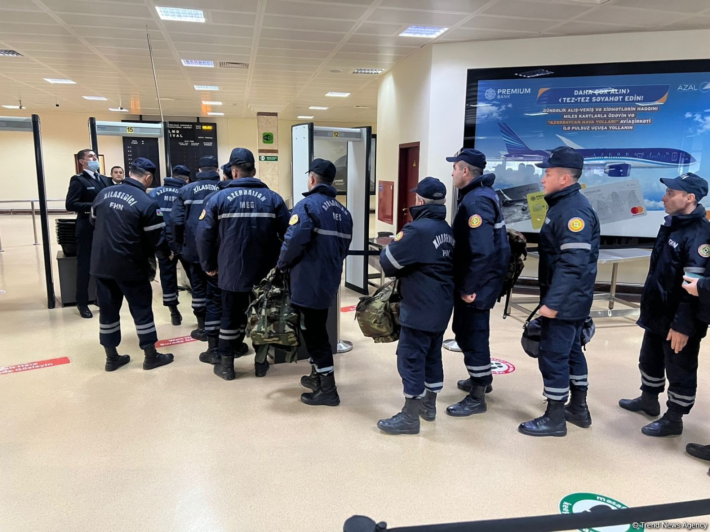 FHN xilasetmə qüvvələri Türkiyəyə yola salınır (FOTO)