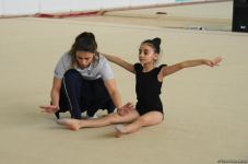 Zaqatala gimnastları Bakı şəhərinə təlim-məşq toplanışlarına gəliblər (FOTO)