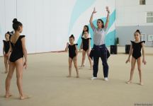 Zaqatala gimnastları Bakı şəhərinə təlim-məşq toplanışlarına gəliblər (FOTO)