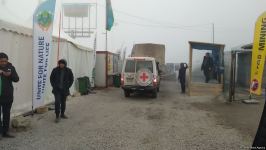 BQXK-ya məxsus avtomobillər Laçın yolundan keçib (FOTO)