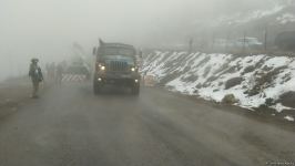 Sülhməramlılara məxsus 14 avtomobilin Laçın yolundan maneəsiz keçidinə şərait yaradılıb (FOTO)