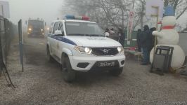 Sülhməramlılara məxsus daha 10 avtomobil Laçın yolundan maneəsiz keçid edib (FOTO)