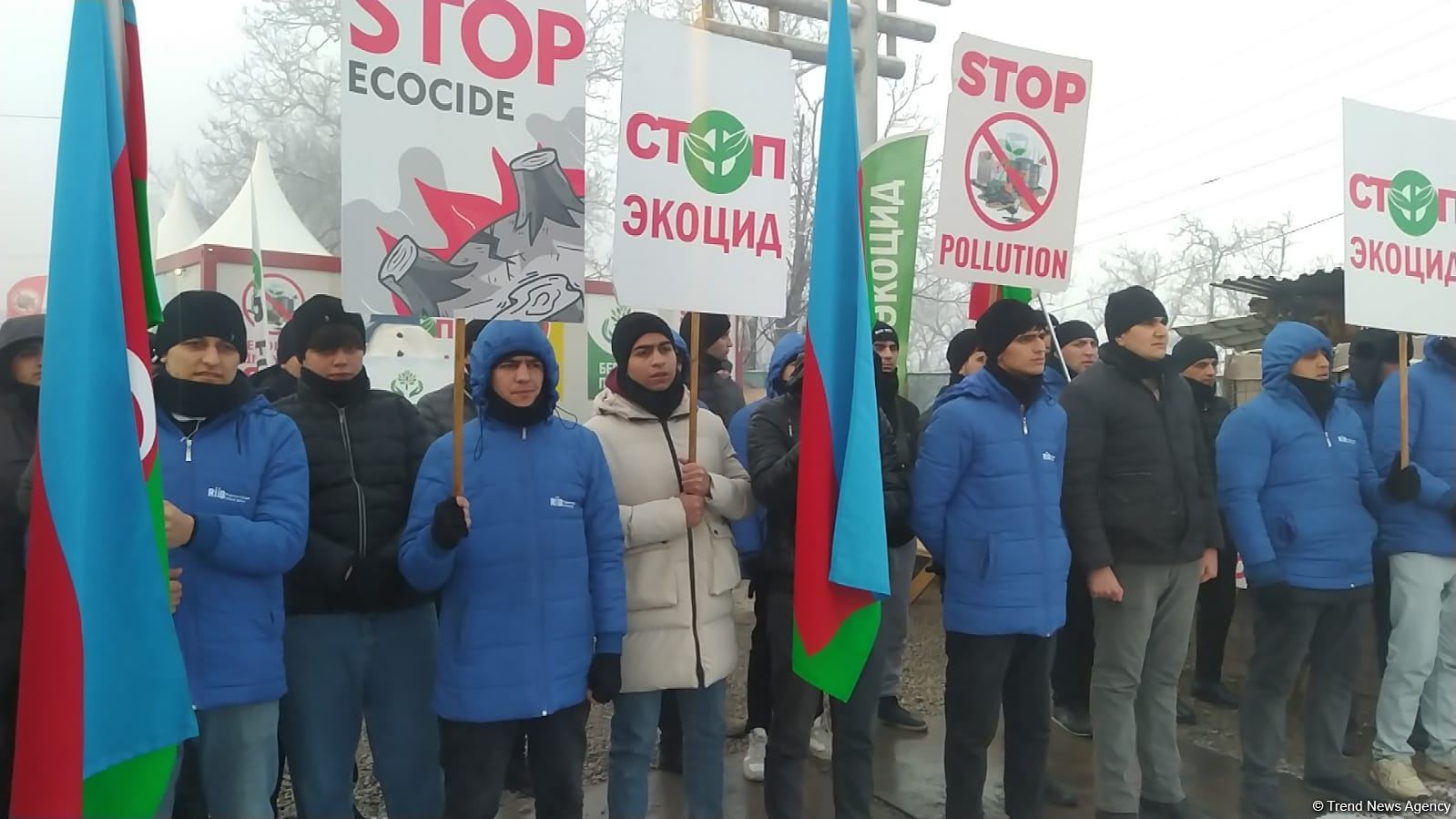 Laçın-Xankəndi yolunda etirazlar 58 gündür davam edir (FOTO)