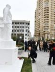 Prezident İlham Əliyev Bakıda görkəmli bəstəkar Tofiq Quliyevin abidəsinin açılışında iştirak edib (FOTO) (YENİLƏNİB-2)