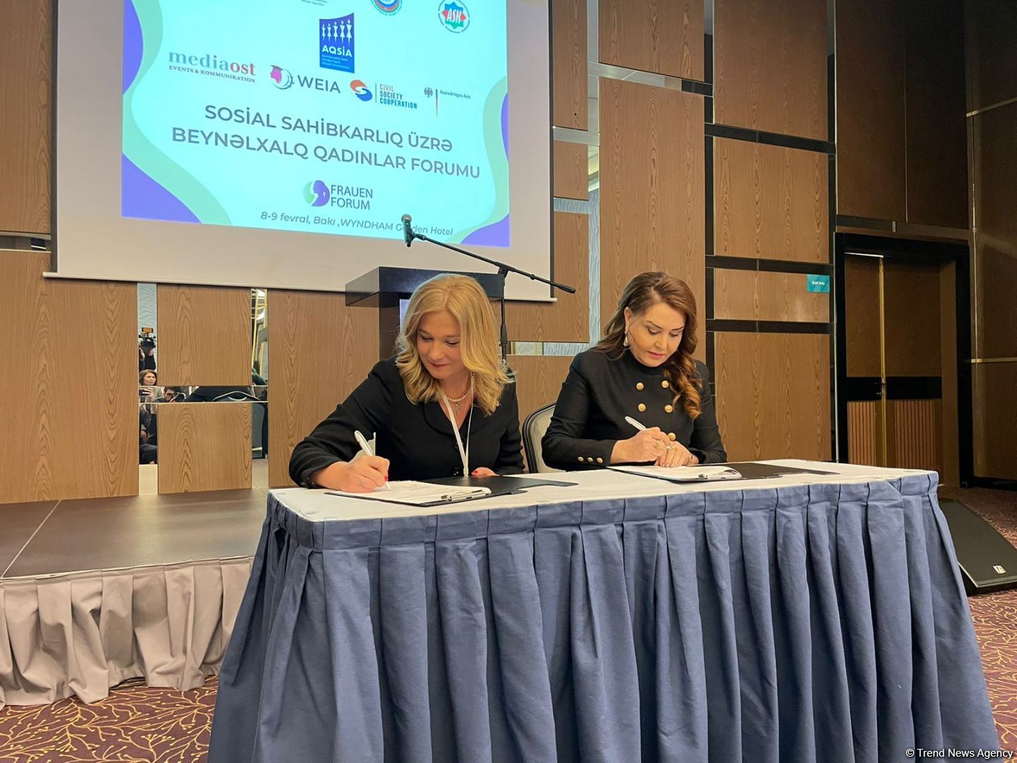 Azərbaycanda Qadın Sahibkarlığının İnkişafı Assosiasiyası və MediaOst memorandum imzalayıb (FOTO)