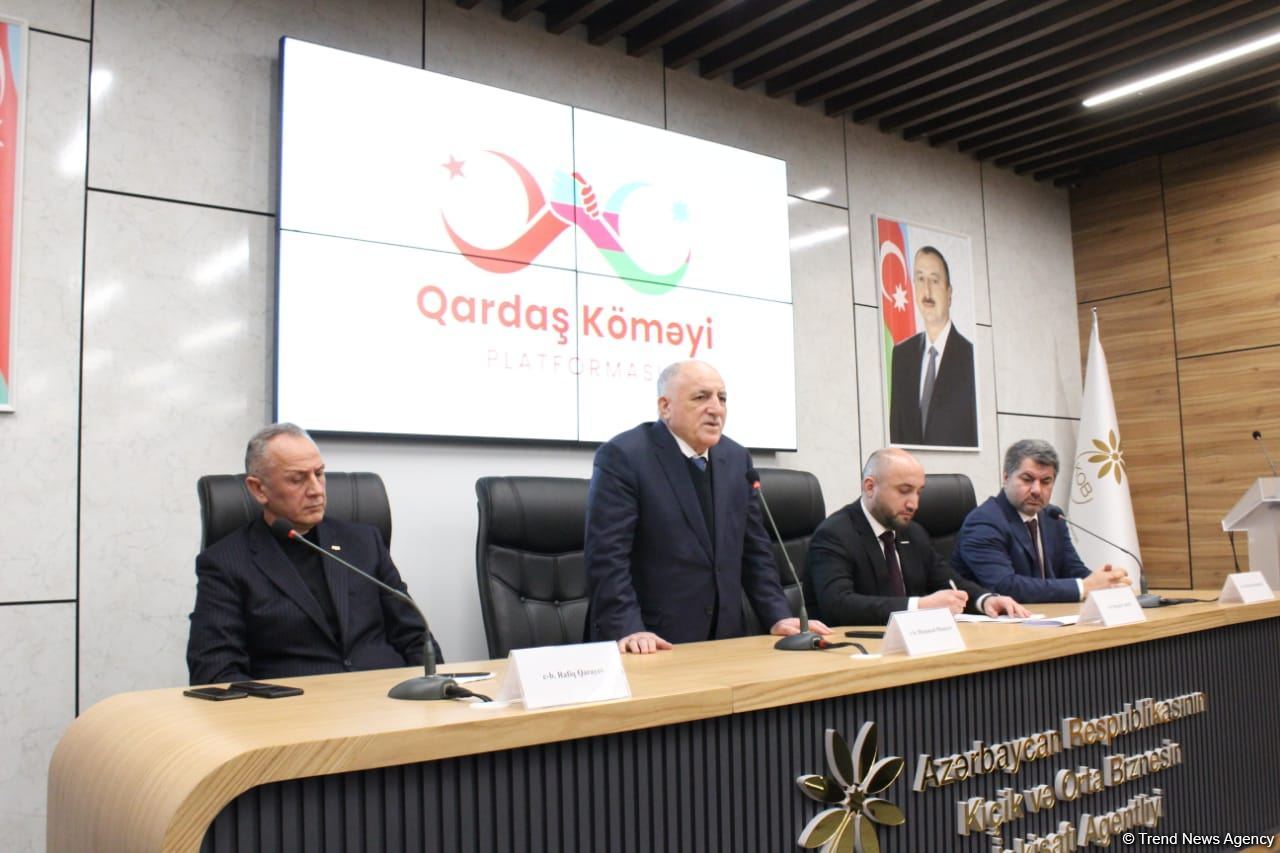Türkiyəyə dəstək məqsədilə yaradılmış “Qardaş köməyi” platformasının təqdimatı keçirilib (FOTO)