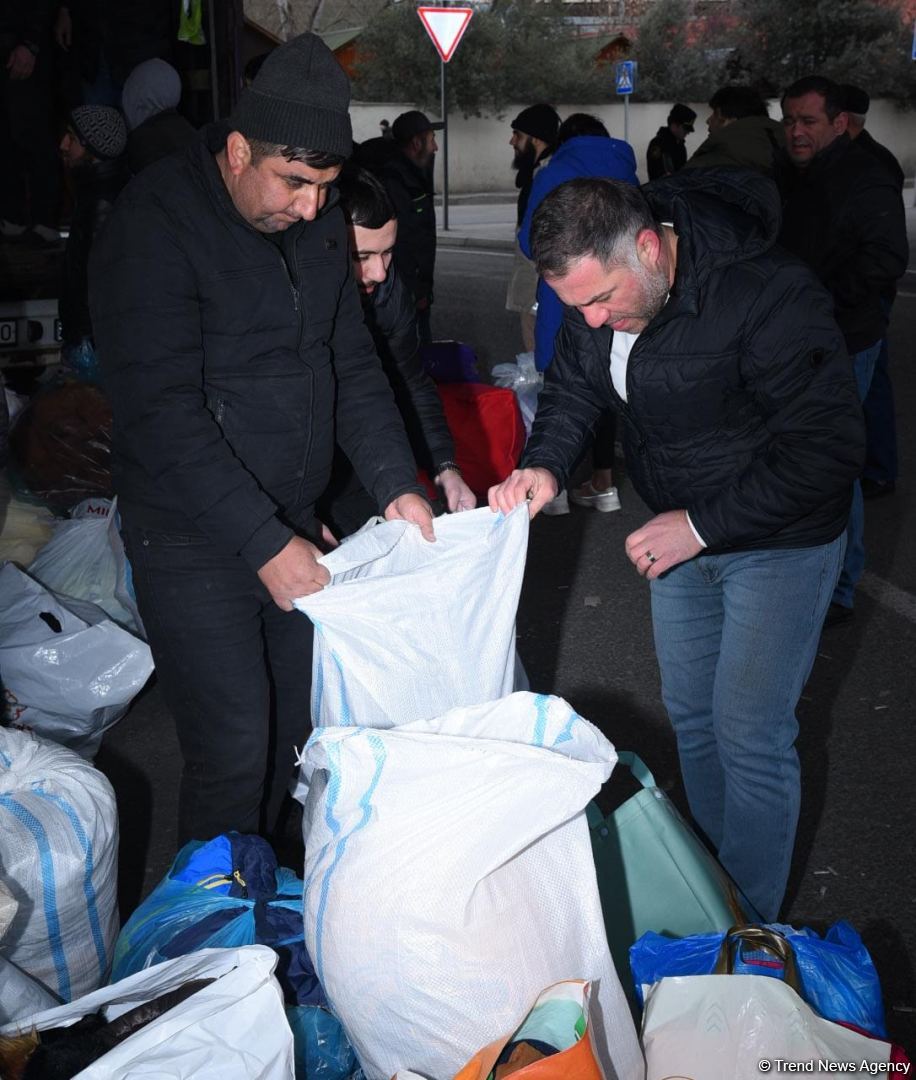 Türkiyə üçün yardım toplanması davam edir - Ünvan dəyişib (FOTO/VİDEO)