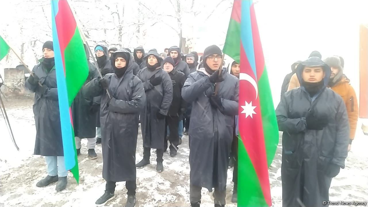 Laçın-Xankəndi yolunda etirazlar 60 gündür davam edir (FOTO)