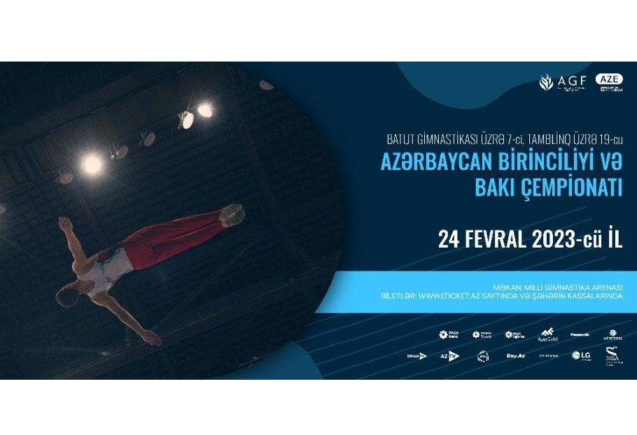 Batut gimnastikası üzrə 7-ci, tamblinq üzrə 19-cu Azərbaycan birinciliyi və Bakı çempionatı keçiriləcək