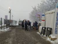 BQXK-ya məxsus avtomobillər Laçın yolundan keçib (FOTO)