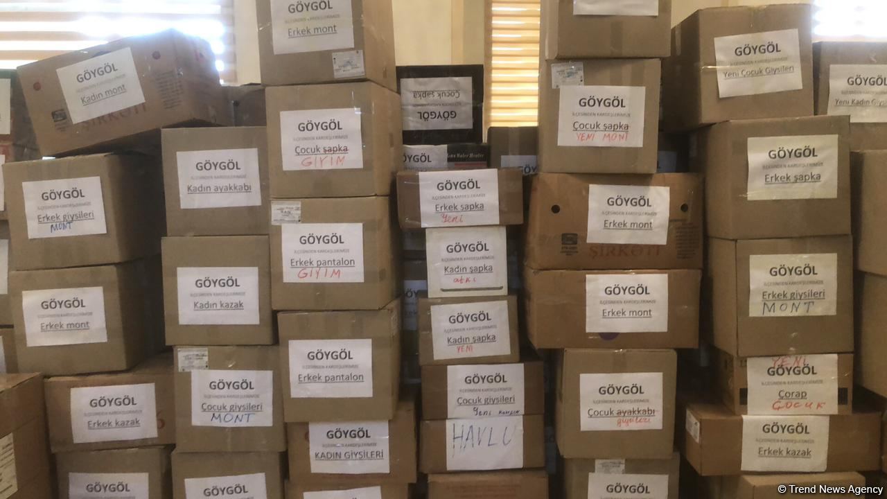 Göygöl rayonu Türkiyəyə yardım göndərib (FOTO)