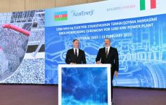 Prezident İlham Əliyev müstəqillik dövrünün ən böyük İES-in təməlqoyma mərasimində iştirak edib (FOTO/VİDEO) (YENİLƏNİB-3)