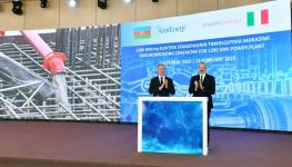 Prezident İlham Əliyev müstəqillik dövrünün ən böyük İES-in təməlqoyma mərasimində iştirak edib (FOTO/VİDEO) (YENİLƏNİB-3)