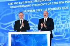 Prezident İlham Əliyev müstəqillik dövrünün ən böyük İES-in təməlqoyma mərasimində iştirak edib (FOTO/VİDEO) (YENİLƏNİB-3)