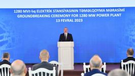 Prezident İlham Əliyev müstəqillik dövrünün ən böyük İES-in təməlqoyma mərasimində iştirak edib (FOTO/VİDEO) (YENİLƏNİB-3)