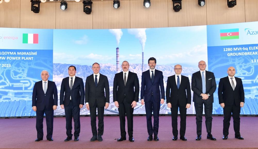 Prezident İlham Əliyev müstəqillik dövrünün ən böyük İES-in təməlqoyma mərasimində iştirak edib (FOTO/VİDEO) (YENİLƏNİB-3)