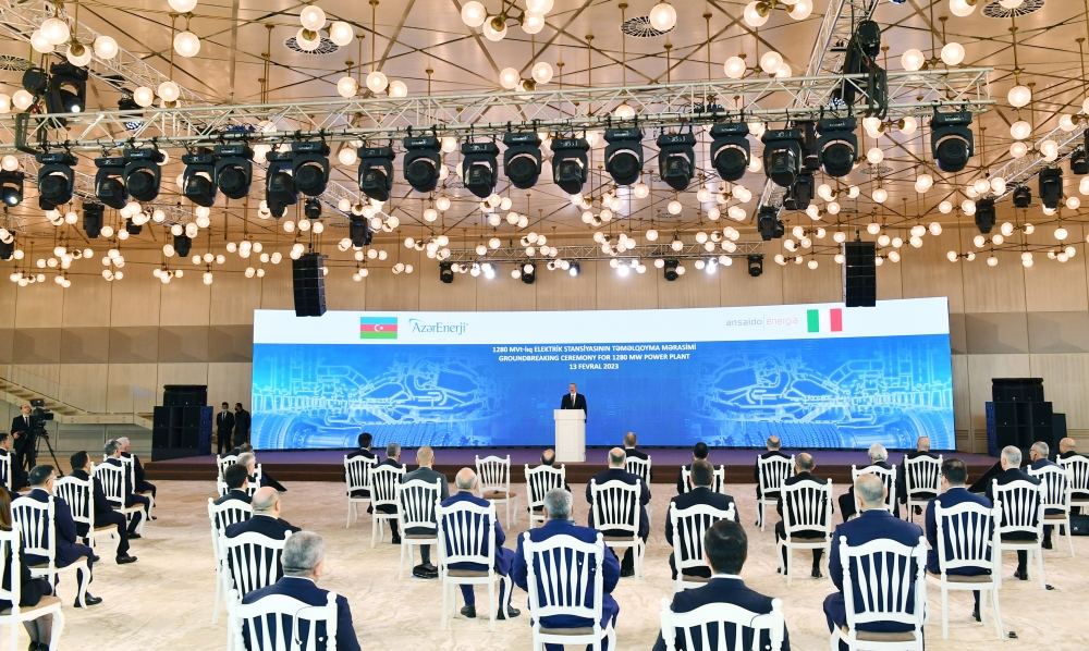 Prezident İlham Əliyev müstəqillik dövrünün ən böyük İES-in təməlqoyma mərasimində iştirak edib (FOTO/VİDEO) (YENİLƏNİB-3)