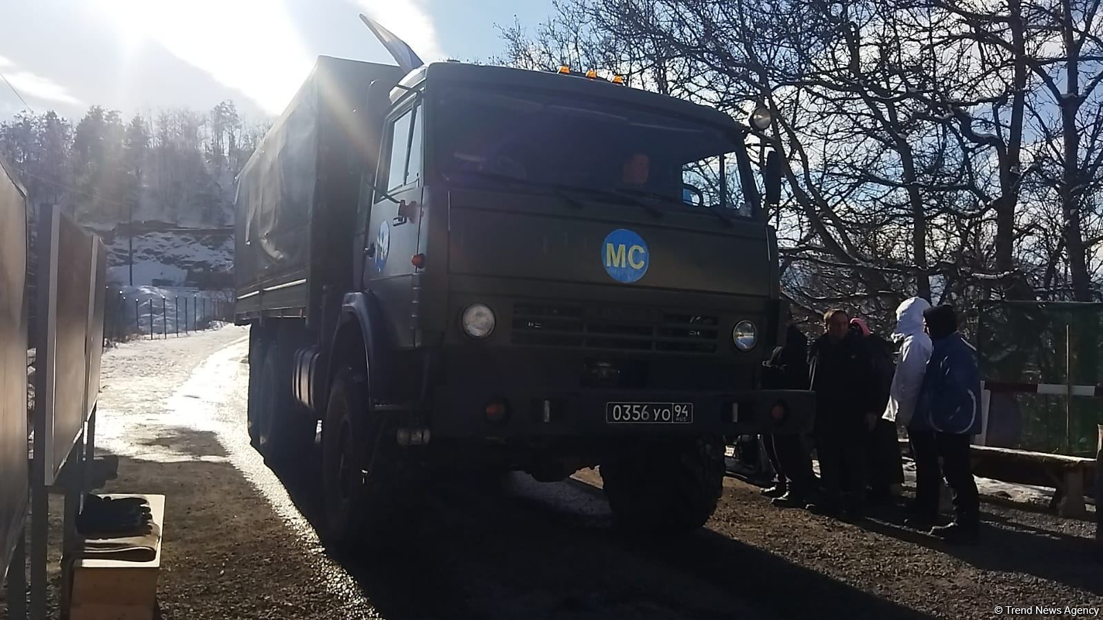 Sülhməramlılara aid 18 avtomobil Laçın yolundan keçib