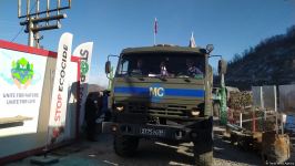 Bu gün Laçın-Xankəndi yolundan RSK-ya məxsus 3 avtomobil keçib (FOTO/VİDEO)