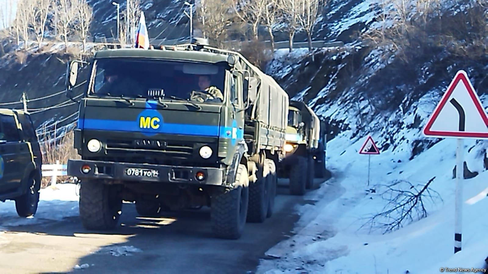 Bu gün Laçın-Xankəndi yolundan RSK-ya məxsus 7 avtomobil keçib (FOTO)