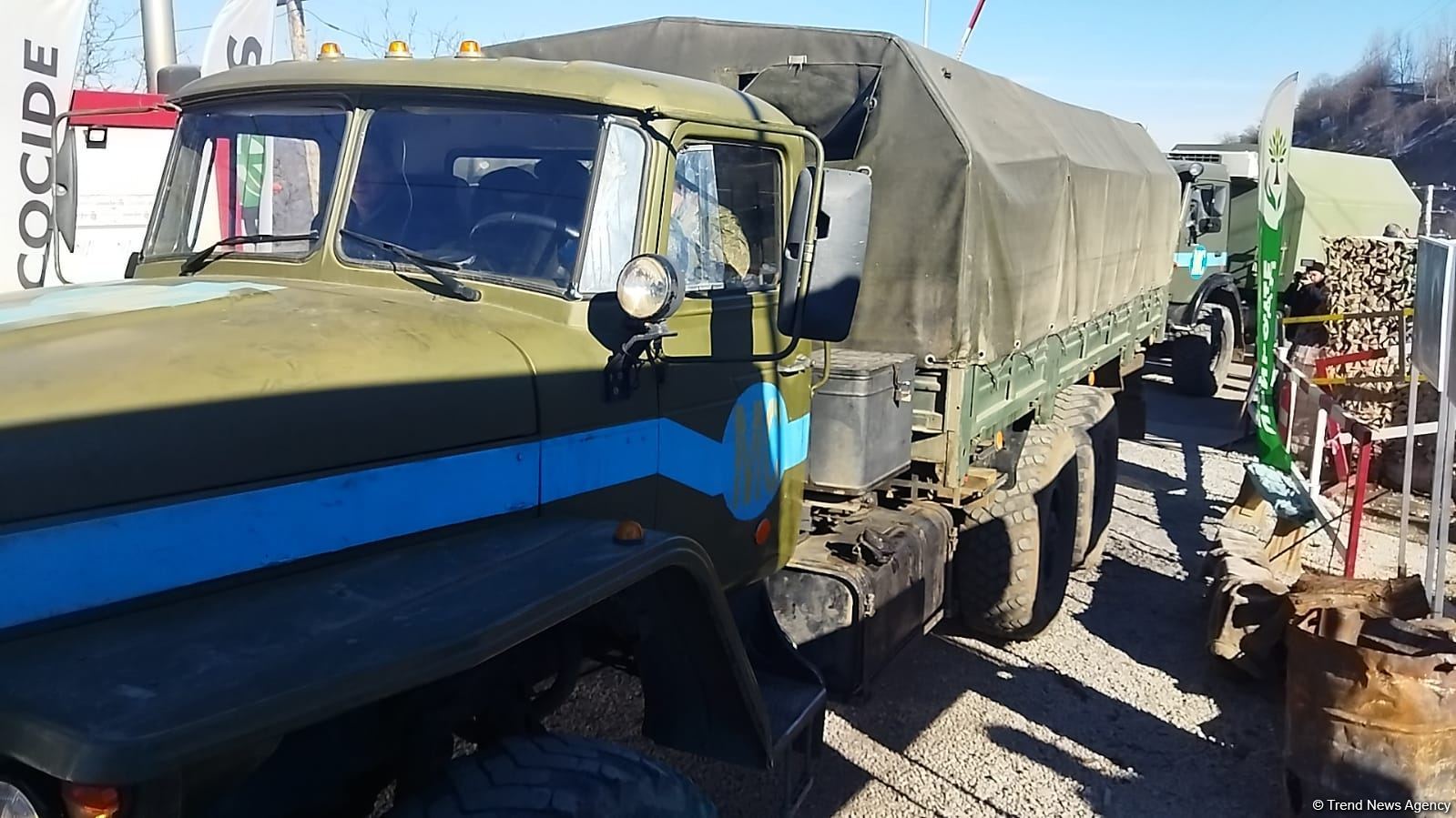 Bu gün Laçın-Xankəndi yolundan RSK-ya məxsus 7 avtomobil keçib (FOTO)