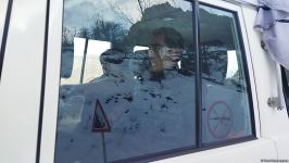 BQXK-ya məxsus 7 avtomobil yenidən Laçın yolundan keçib (FOTO)