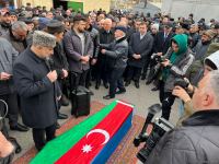 Türkiyədə zəlzələdə həlak olan tələbə Gündüz Nəzərzadə dəfn edilib (FOTO)